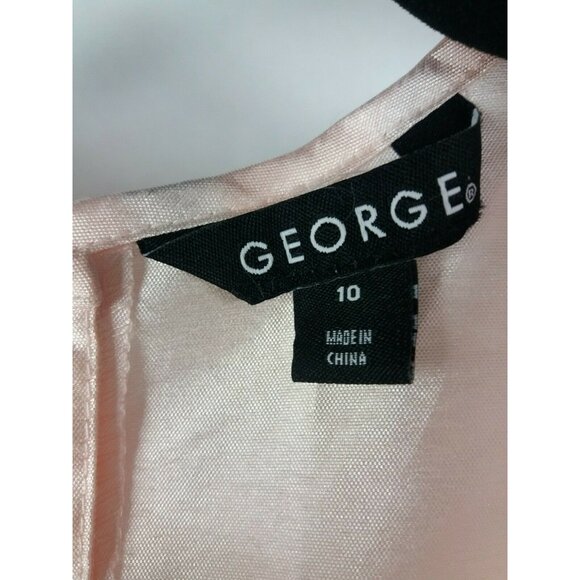 Girls Pink Dress Party Size 10 Holiday Festive Pink Glitter Tulle - Picture 7 of 8